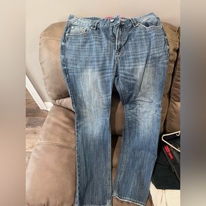 Men’s medium wash Rock & Roll Denim jeans from Buckle. Lightly worn, 36X34.